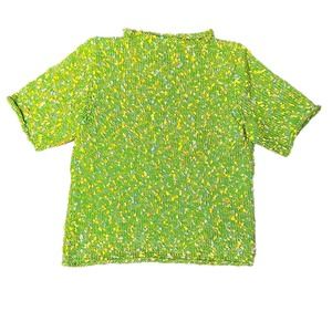 Vintage Handmade Short Sleeve Sweater